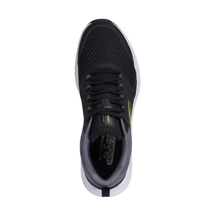 Black-Lime - Lifestyle - Skechers Mens Vapor Foam Trainers
