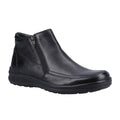 Black - Front - Fleet & Foster Mens Targhee Leather Ankle Boots