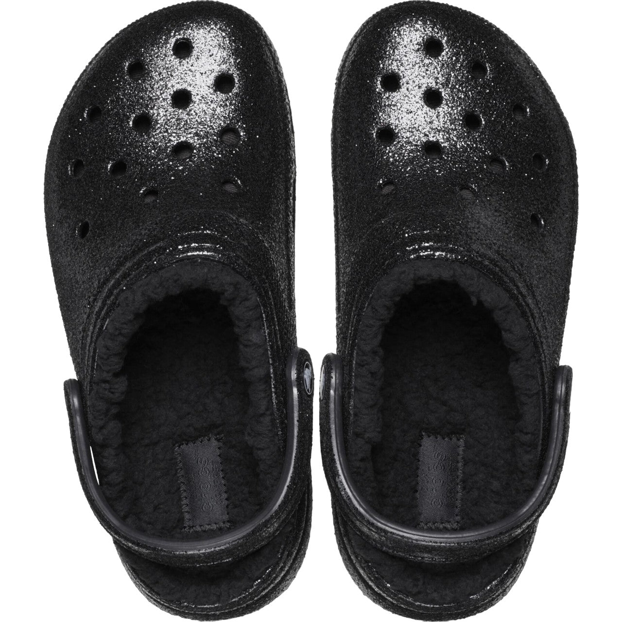 Black - Lifestyle - Crocs Womens-Ladies Glitter Clogs