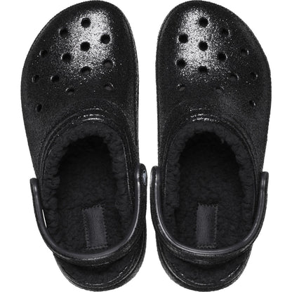 Black - Lifestyle - Crocs Womens-Ladies Glitter Clogs