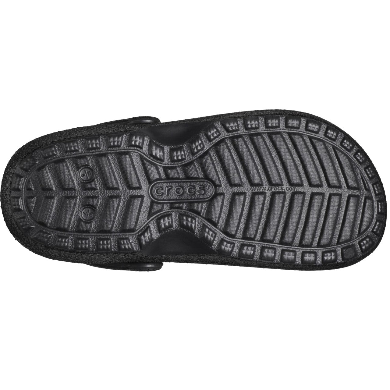 Black - Pack Shot - Crocs Womens-Ladies Glitter Clogs