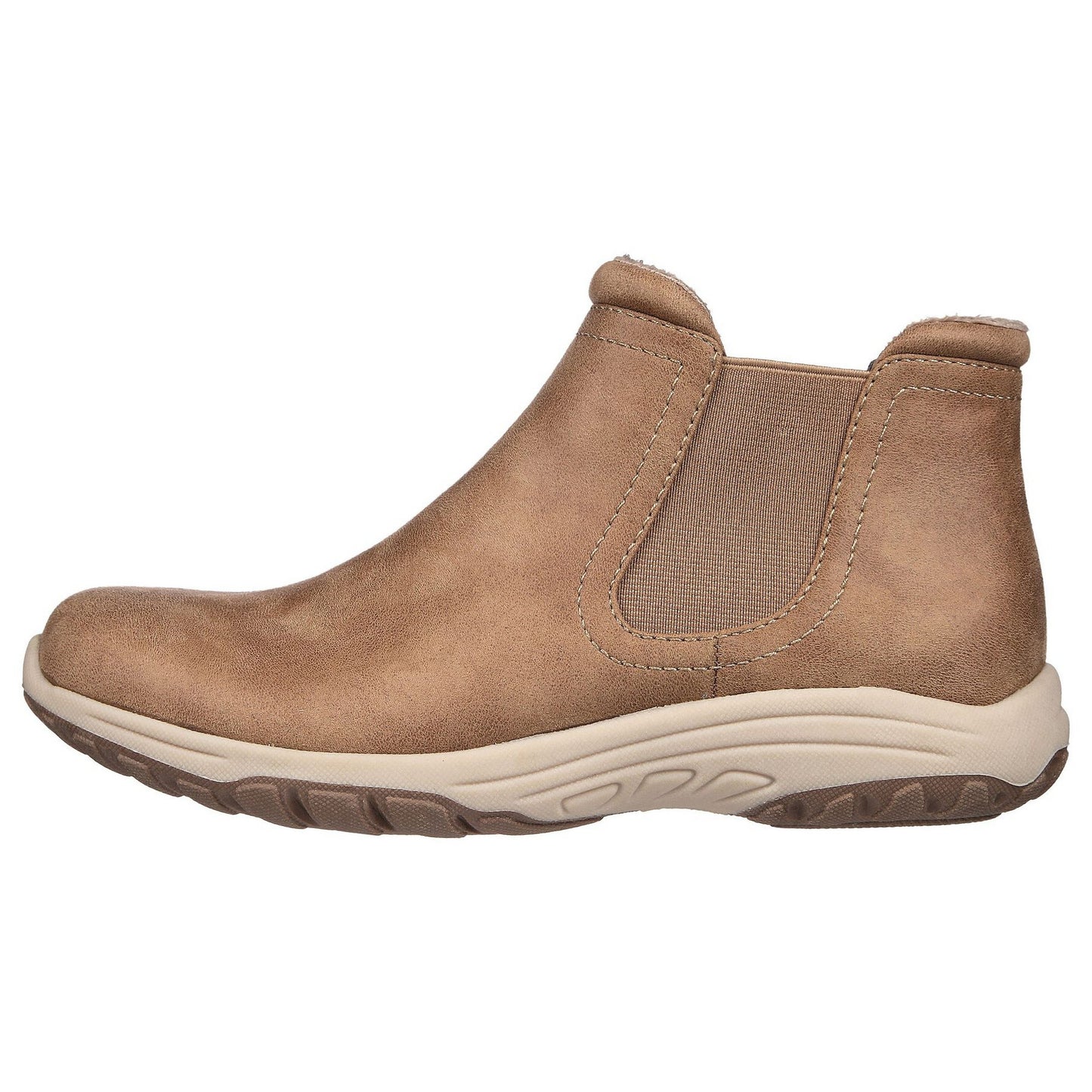 Mushroom - Back - Skechers Womens-Ladies Reggae Fest 2.0 - New Yorker Relaxed Fit Chelsea Boots