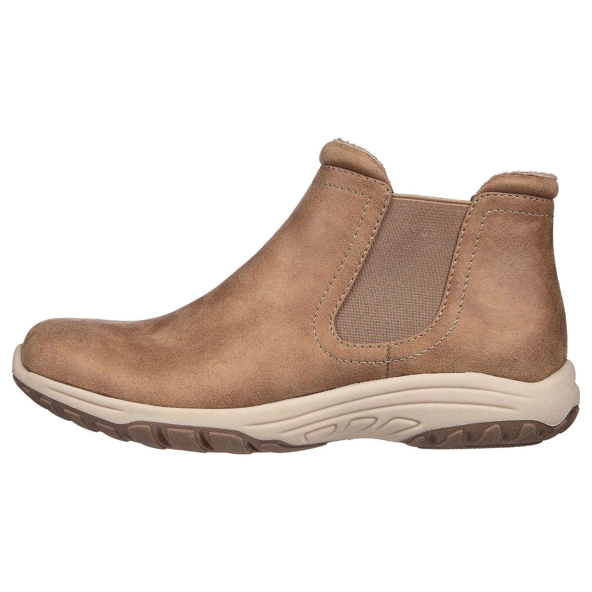 Mushroom - Back - Skechers Womens-Ladies Reggae Fest 2.0 - New Yorker Relaxed Fit Chelsea Boots