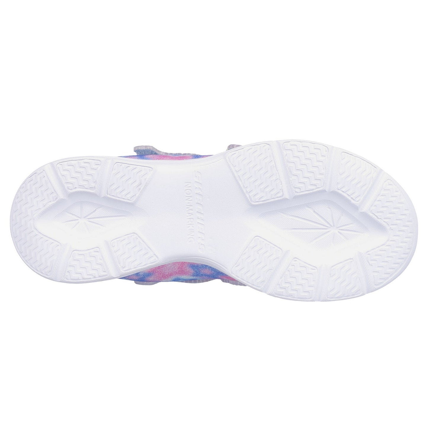 Light Blue-Lavender - Pack Shot - Skechers Girls Glimmer Kicks - Magical Wings Shoes