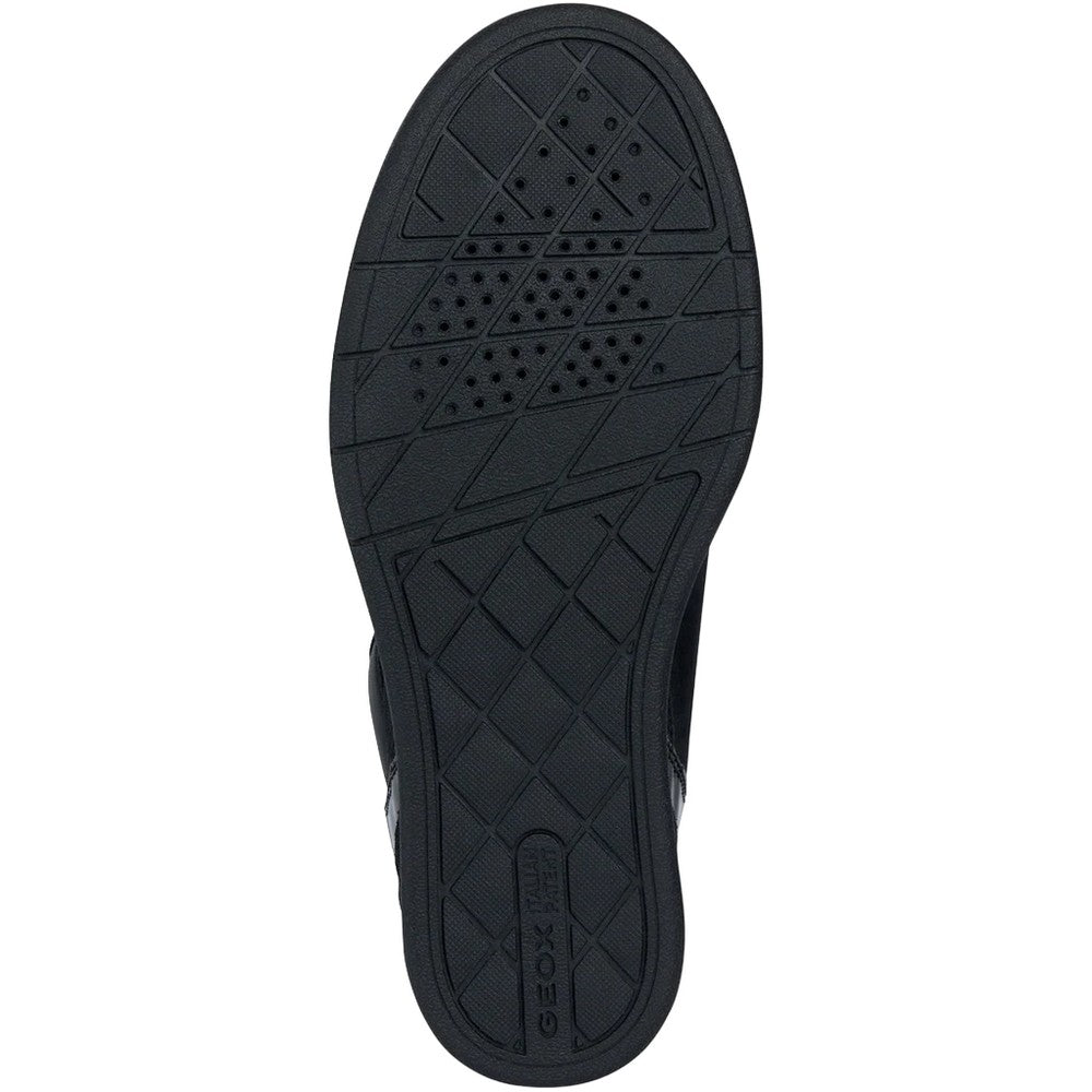 Black - Lifestyle - Geox Womens-Ladies Maurica Suede Trainers