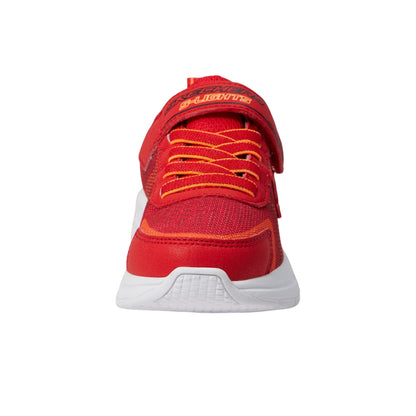 Red-Orange - Close up - Skechers Boys S Lights Tri-Namics Trainers