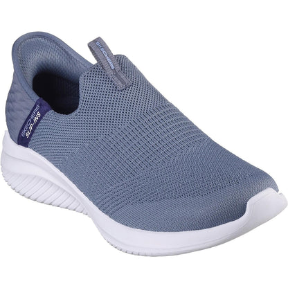 Slate - Front - Skechers Womens-Ladies Ultra Flex 3.0 - Cozy Streak Casual Shoes