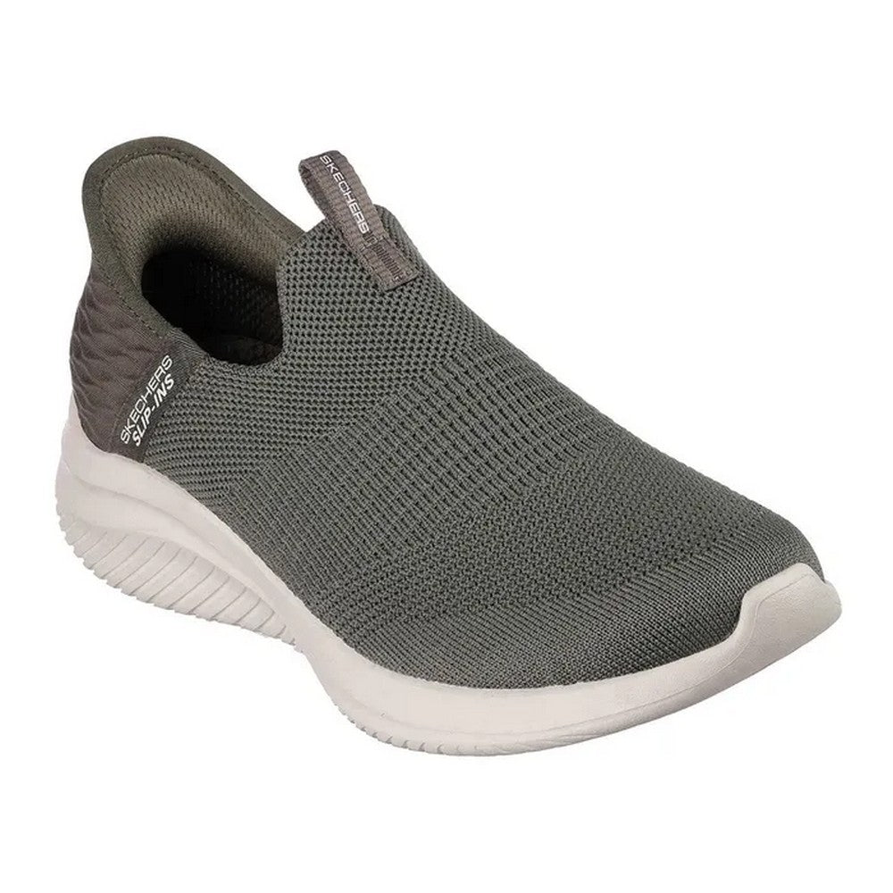 Olive - Front - Skechers Womens-Ladies Ultra Flex 3.0 - Cozy Streak Casual Shoes