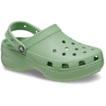Fair Green - Front - Crocs Womens-Ladies Classic Platform Clogs