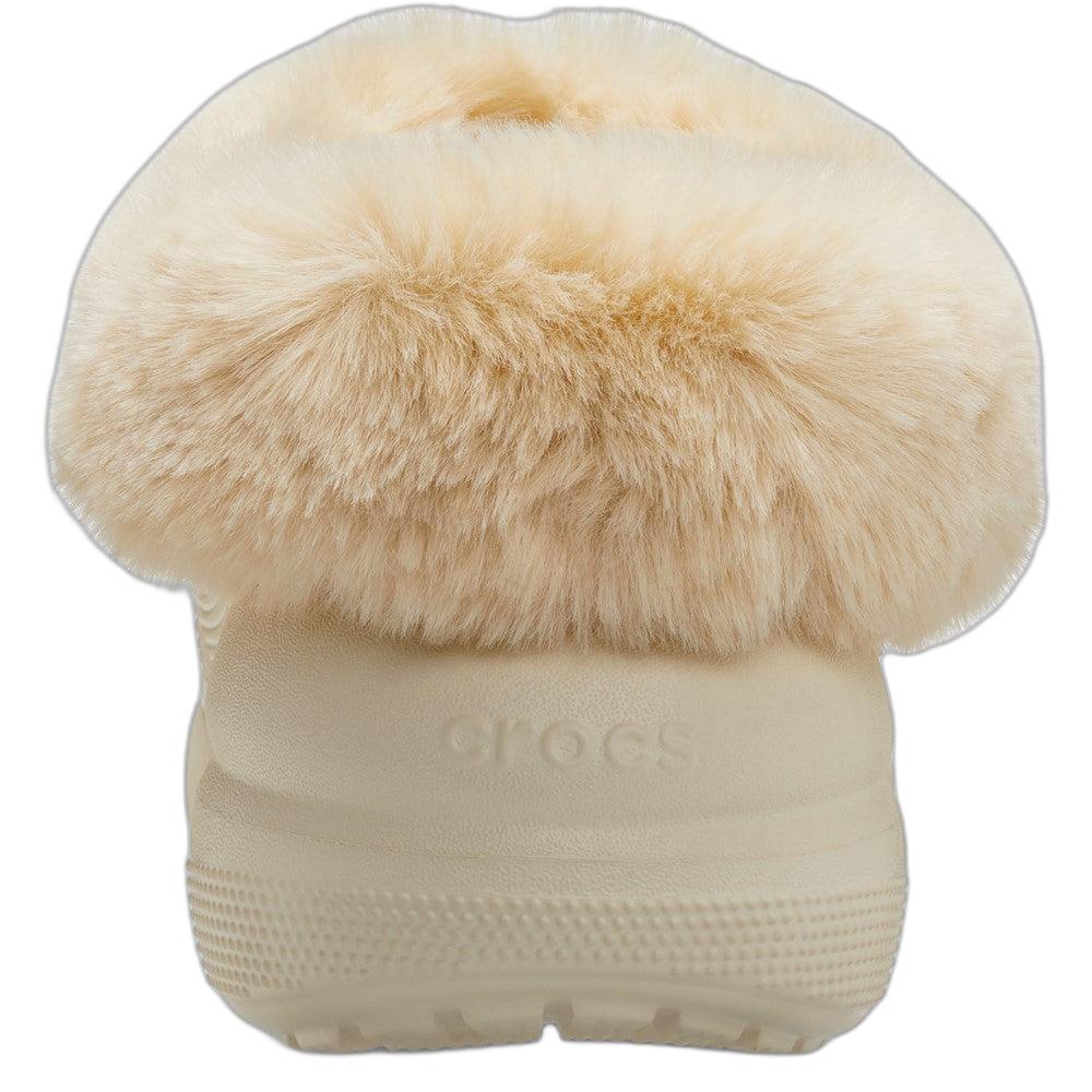 Bone - Back - Crocs Womens-Ladies Furever Crush Clogs