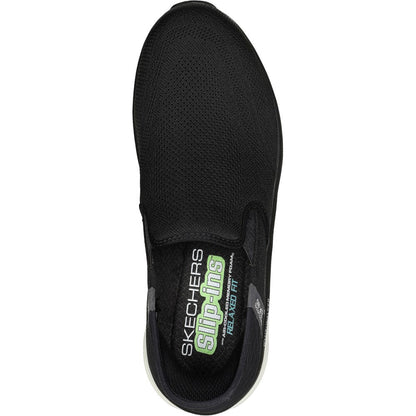 Black - Back - Skechers Mens D´Lux Walker-Orford Casual Shoes