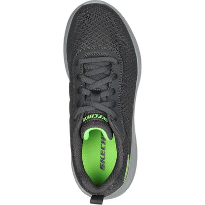 Charcoal - Back - Skechers Boys Bounder - Karonik Trainers