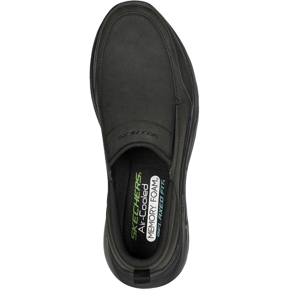 Black - Lifestyle - Skechers Mens Equalizer 5.0 - Harvey Nubuck Casual Shoes
