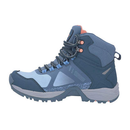 Turquoise-Blue-Pink - Side - Hi-Tec Womens-Ladies Psych V-Lite Boots