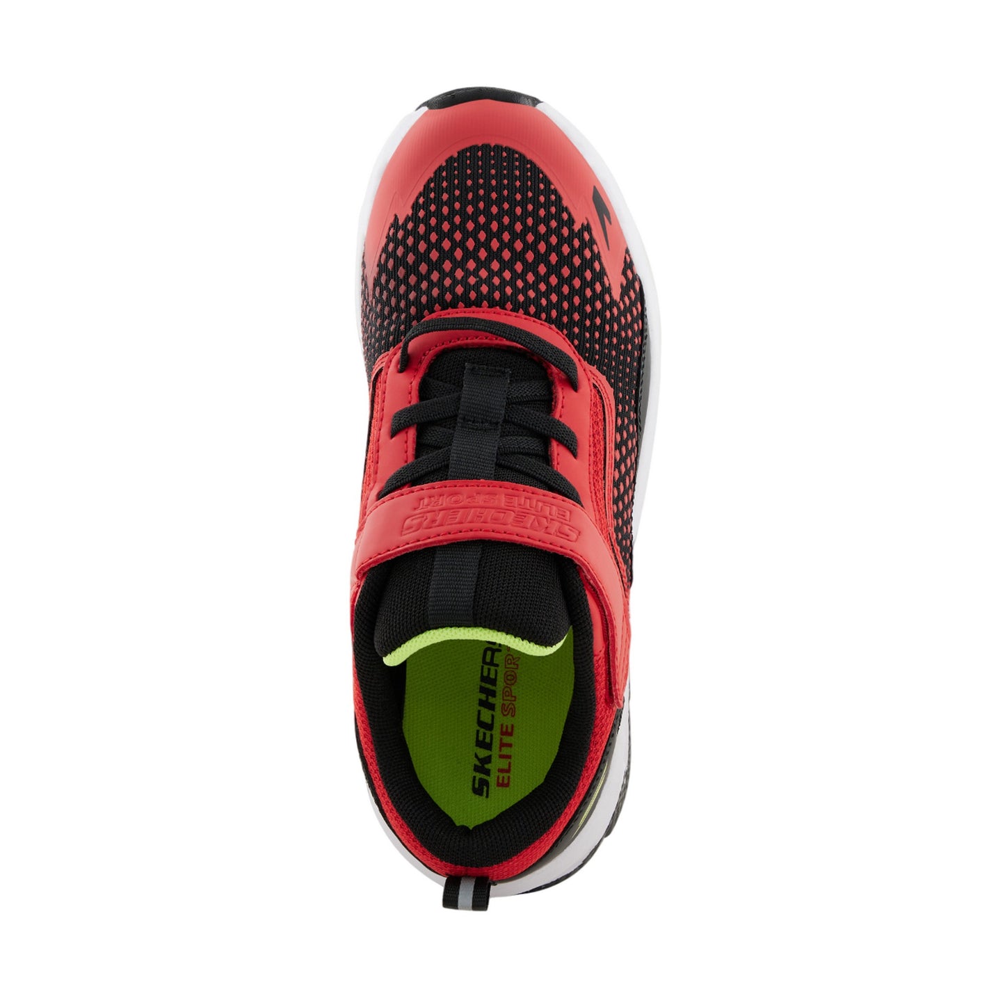 Blue-Black-Red - Pack Shot - Skechers Boys Elite Trainers