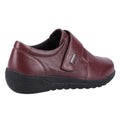 Burgundy - Back - Fleet & Foster Womens-Ladies Herdwick Leather Casual Shoes