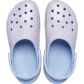 Light Purple - Side - Crocs Womens-Ladies Classic Glitter Platform Clogs
