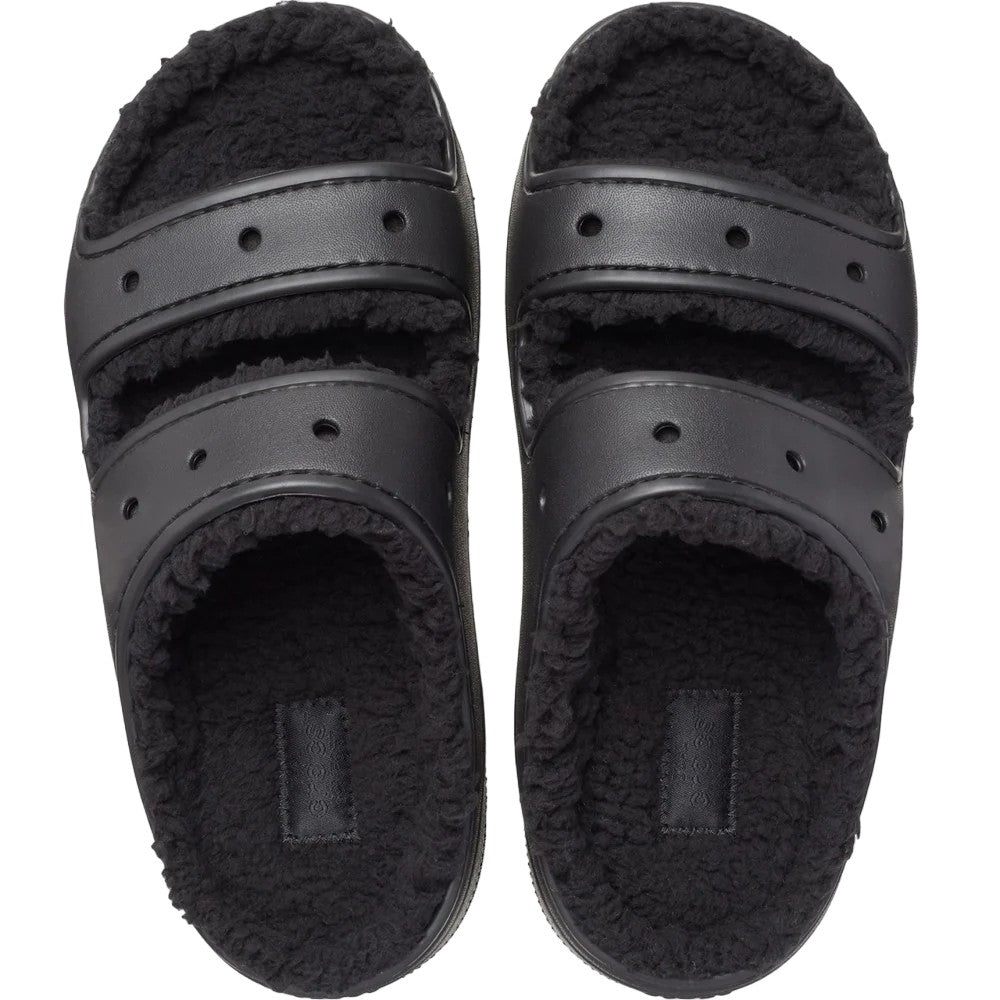 Black - Pack Shot - Crocs Unisex Adult Classic Cozzzy Sandals
