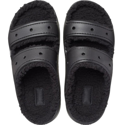 Black - Pack Shot - Crocs Unisex Adult Classic Cozzzy Sandals