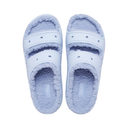 Blue Calcite - Pack Shot - Crocs Unisex Adult Classic Cozzzy Sandals