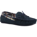 Navy - Front - Cotswold Womens-Ladies Chatsworth Suede Moccasins