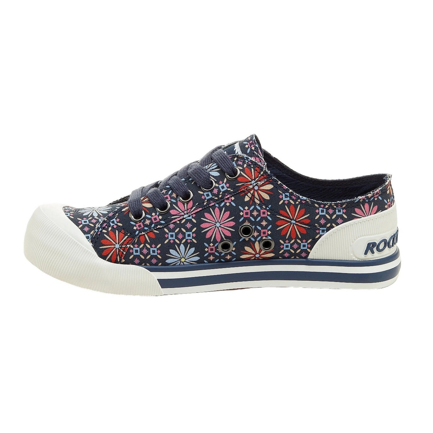 Navy - Pack Shot - Rocket Dog Womens-Ladies Jazzin Trainers
