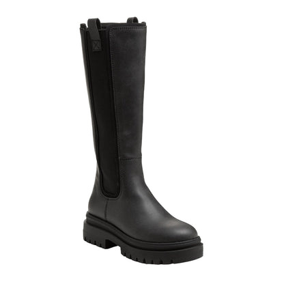 Black - Front - Rocket Dog Womens-Ladies Drea Long Boots