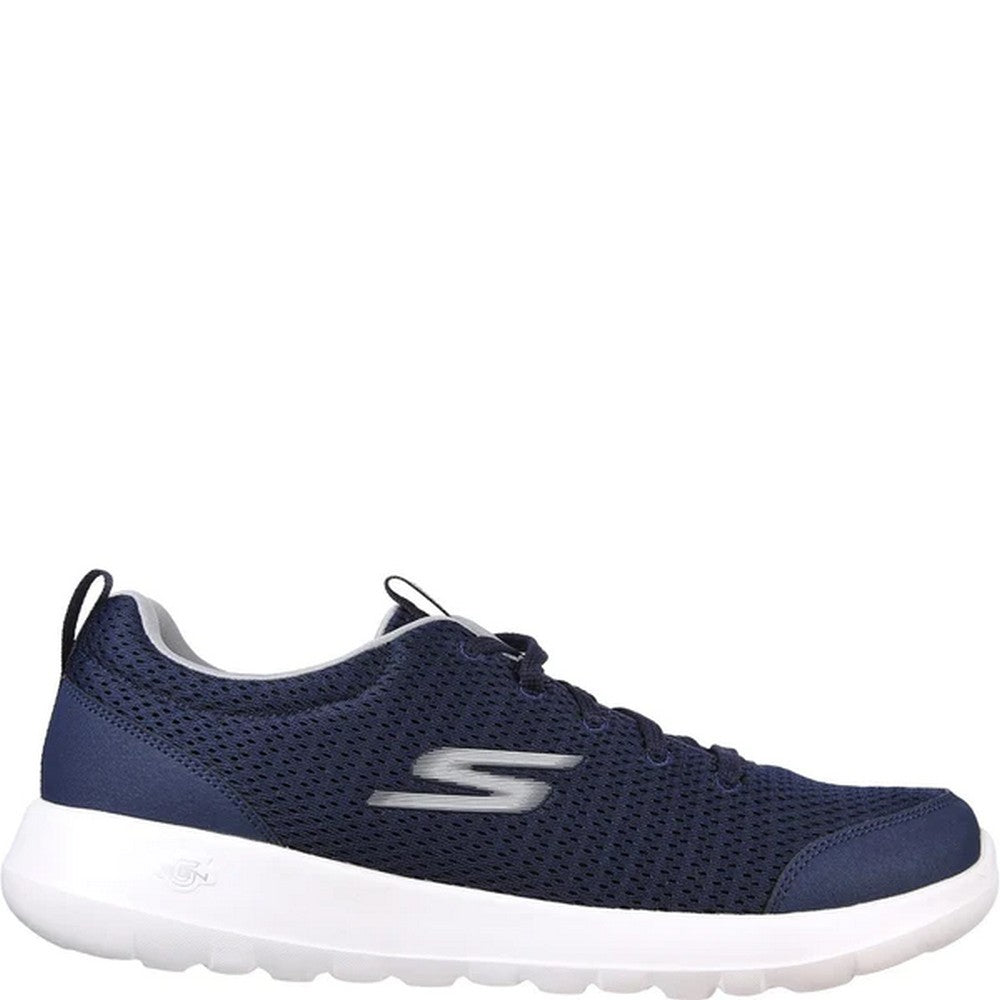 Navy-Grey - Front - Skechers Mens Go Walk Max - Progressor Trainers