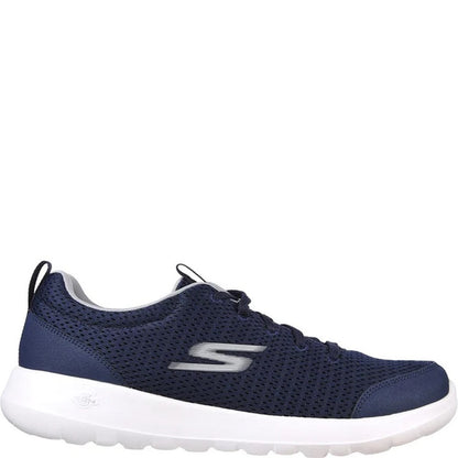 Navy-Grey - Front - Skechers Mens Go Walk Max - Progressor Trainers