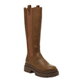 Brown - Front - Rocket Dog Womens-Ladies Drea Leather Long Boots
