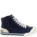 Navy - Pack Shot - Rocket Dog Womens-Ladies Jazzin Hi Trainers