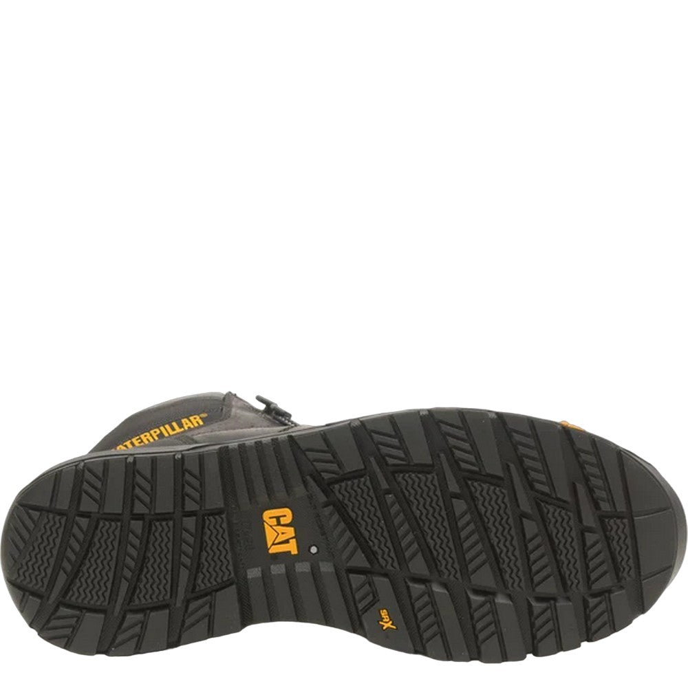 Black - Side - Caterpillar Mens Crossrail 2.0 Leather Safety Boots
