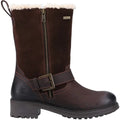 Brown - Side - Cotswold Womens-Ladies Alverton Leather Boots