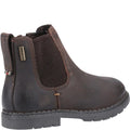 Brown - Pack Shot - Hush Puppies Boys Mini Preston Leather Chelsea Boots