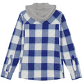 Surf Blue - Back - Dickies Womens-Ladies Flannel Shirt Jacket