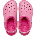 Hyper Pink - Pack Shot - Crocs Childrens-Kids Classic Lined Clogs