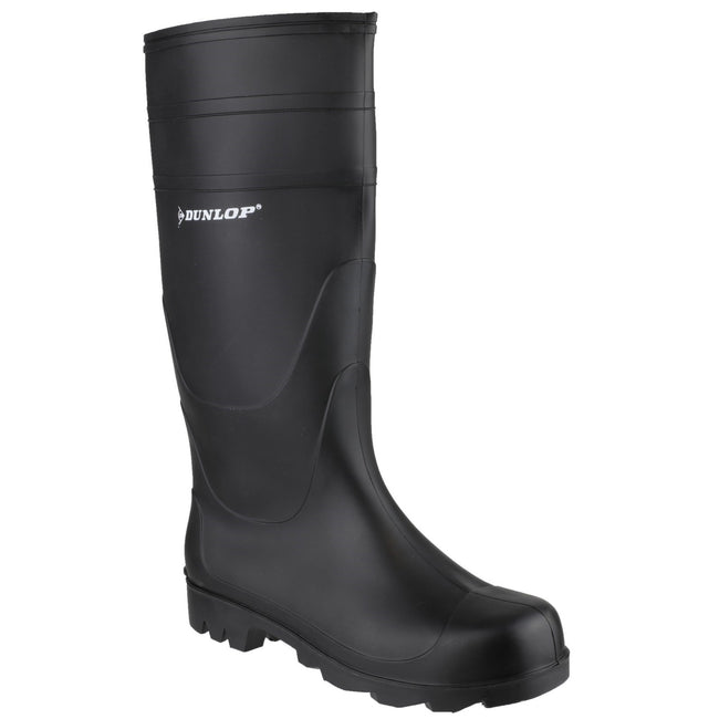 Black - Lifestyle - Dunlop Universal PVC Welly - Mens Wellington Boots