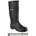 Black - Close up - Dunlop Universal PVC Welly - Mens Wellington Boots