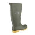 Green - Back - Dunlop Universal PVC Welly - Mens Wellington Boots