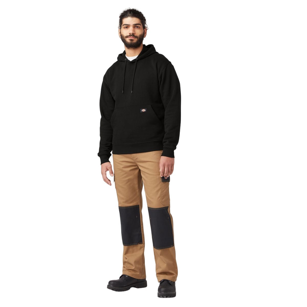 Black - Lifestyle - Dickies Workwear Mens Fleece Hoodie