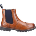 Tan - Side - Cotswold Mens Ford Leather Chelsea Boots