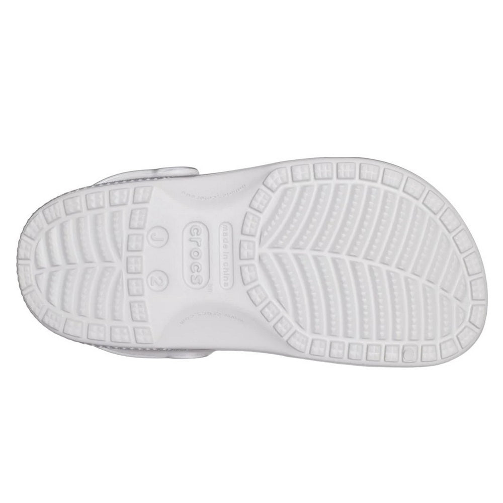 Metallic Silver - Lifestyle - Crocs Childrens-Kids Classic Metallic Clogs
