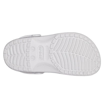 Metallic Silver - Lifestyle - Crocs Childrens-Kids Classic Metallic Clogs