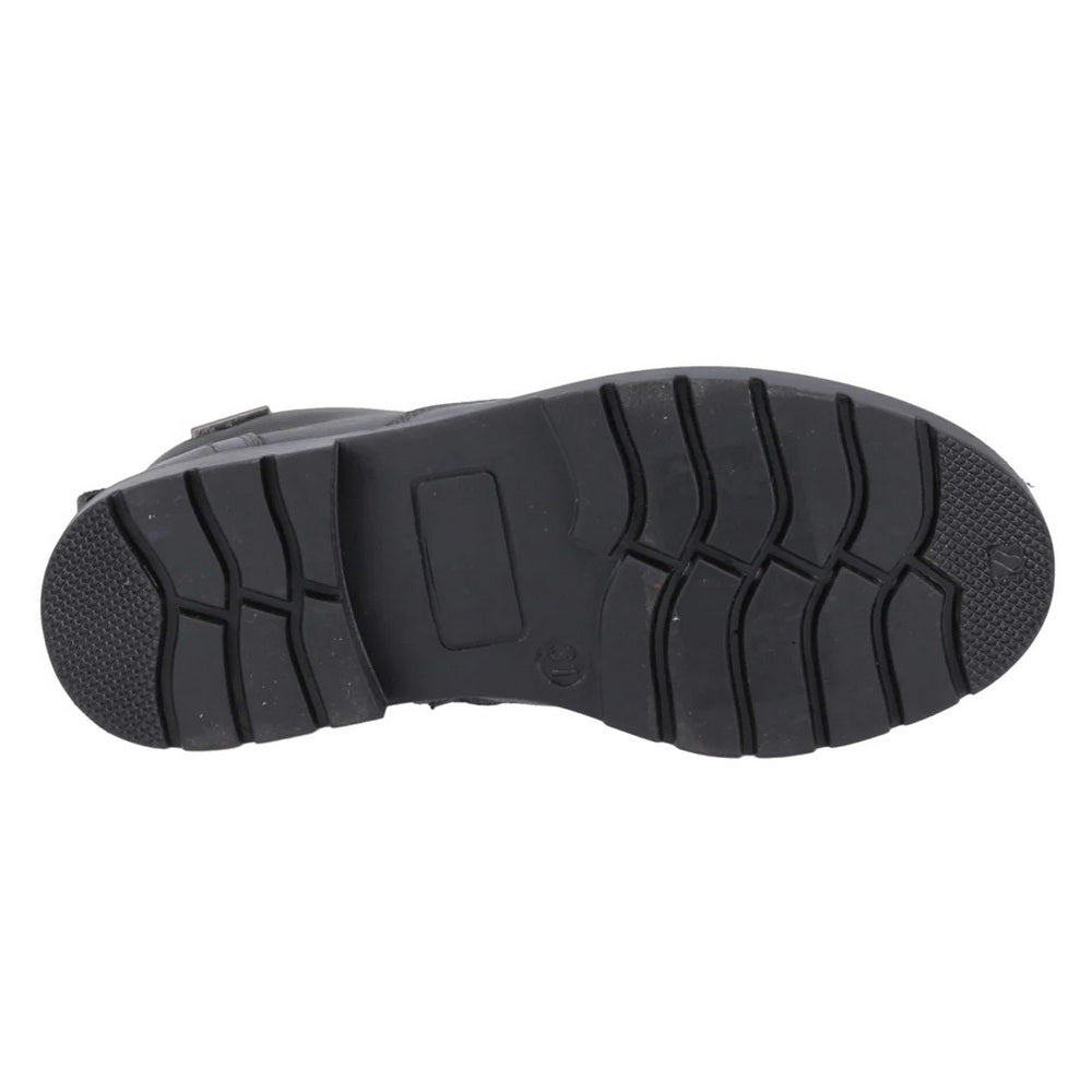 Black - Lifestyle - Hush Puppies Boys Mini Presley Leather Boots