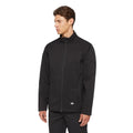Black - Side - Dickies Workwear Mens High-Neck Soft Shell Jacket