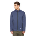 Navy - Side - Dickies Workwear Mens High-Neck Soft Shell Jacket