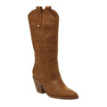 Walnut - Front - Rocket Dog Womens-Ladies Feria Western Boots