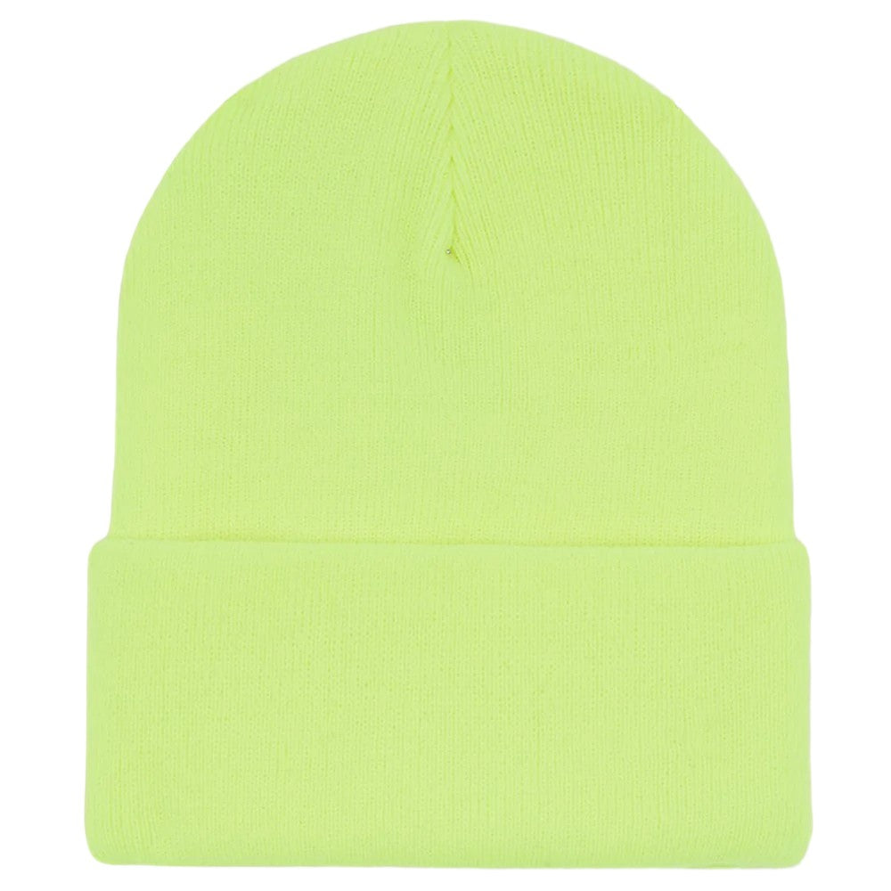 Neon Yellow - Back - Dickies Workwear Acrylic Cuffed Beanie
