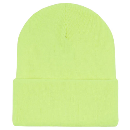 Neon Yellow - Back - Dickies Workwear Acrylic Cuffed Beanie