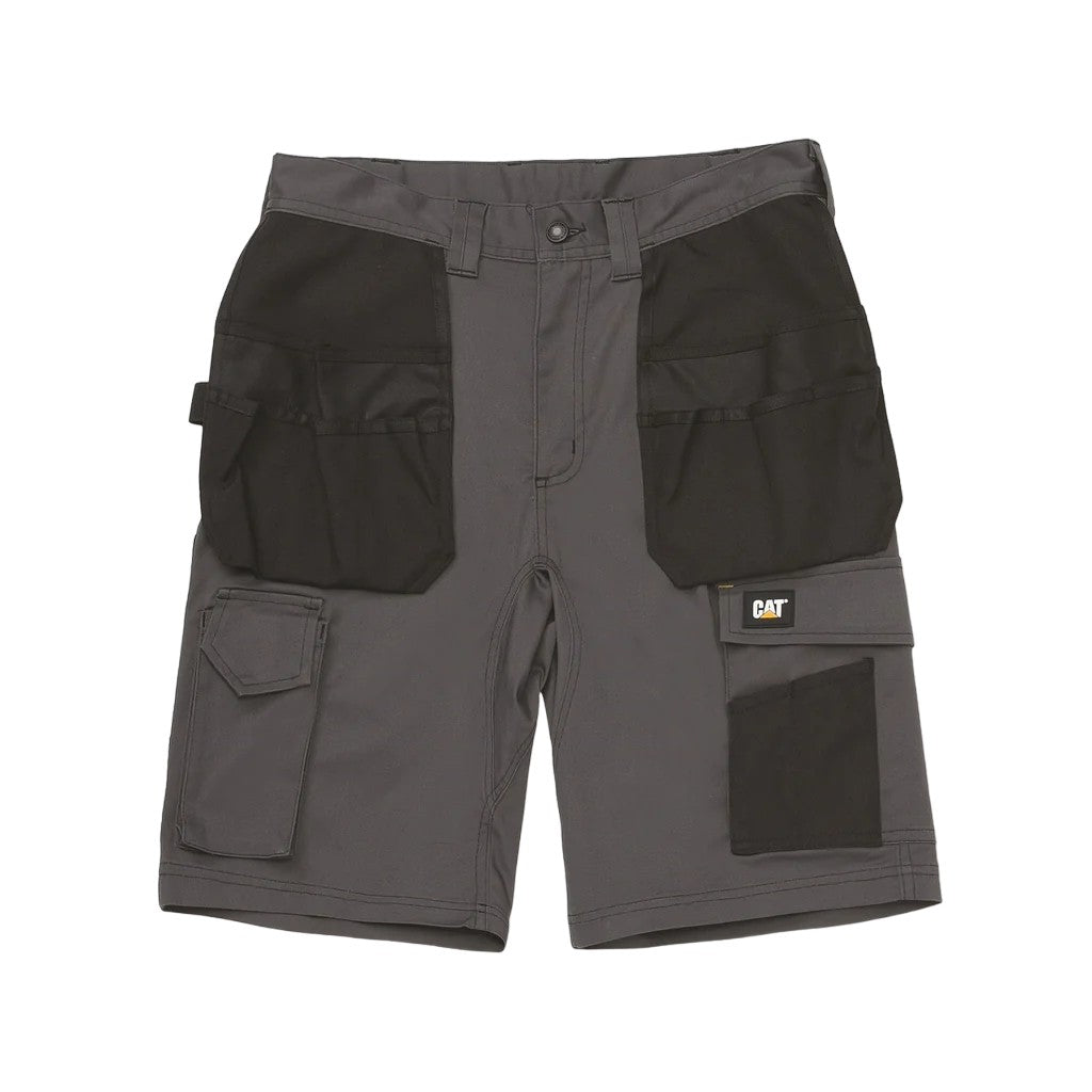 Dark Shadow - Front - Caterpillar Mens Essential Stretch Shorts